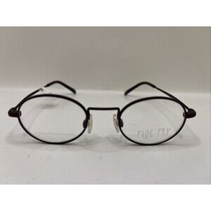Fire Fly Eyeglasses FF123 Titanium Japan Designer Demo Lens Purple 39-20-130